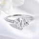 Pear Double-Stone Ring