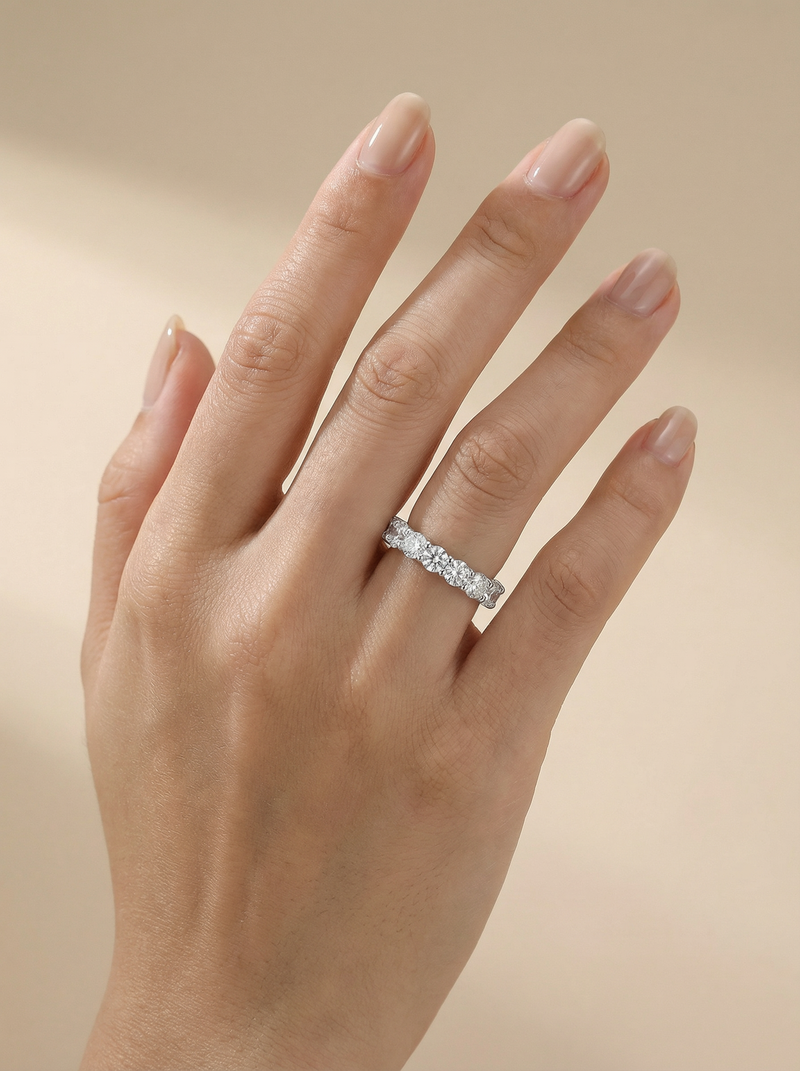 Eternal Sparkle Moissanite Ring