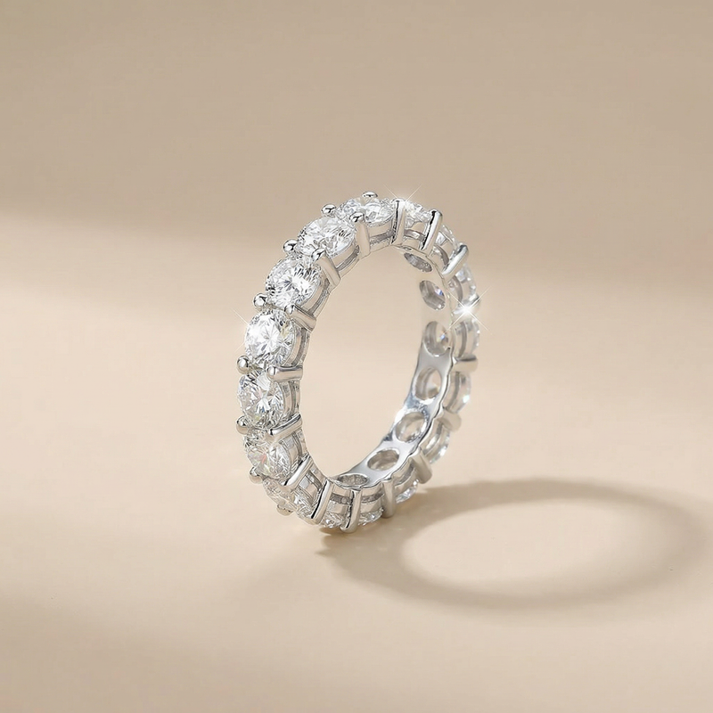 Eternal Sparkle Moissanite Ring