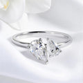 Pear Double-Stone Ring